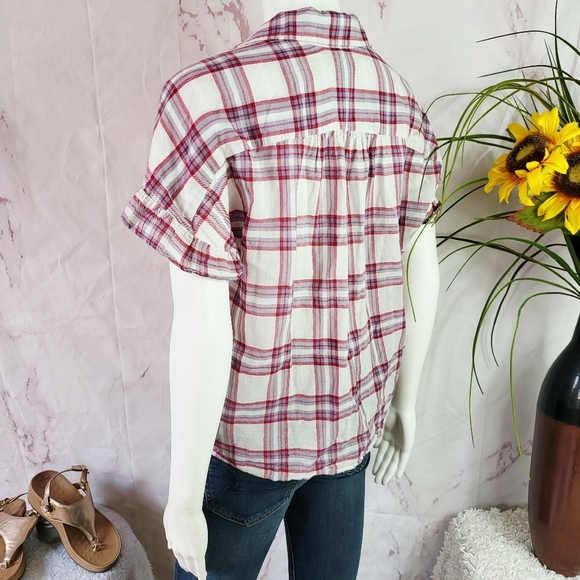 Paige Check Top - Picture 4 of 6